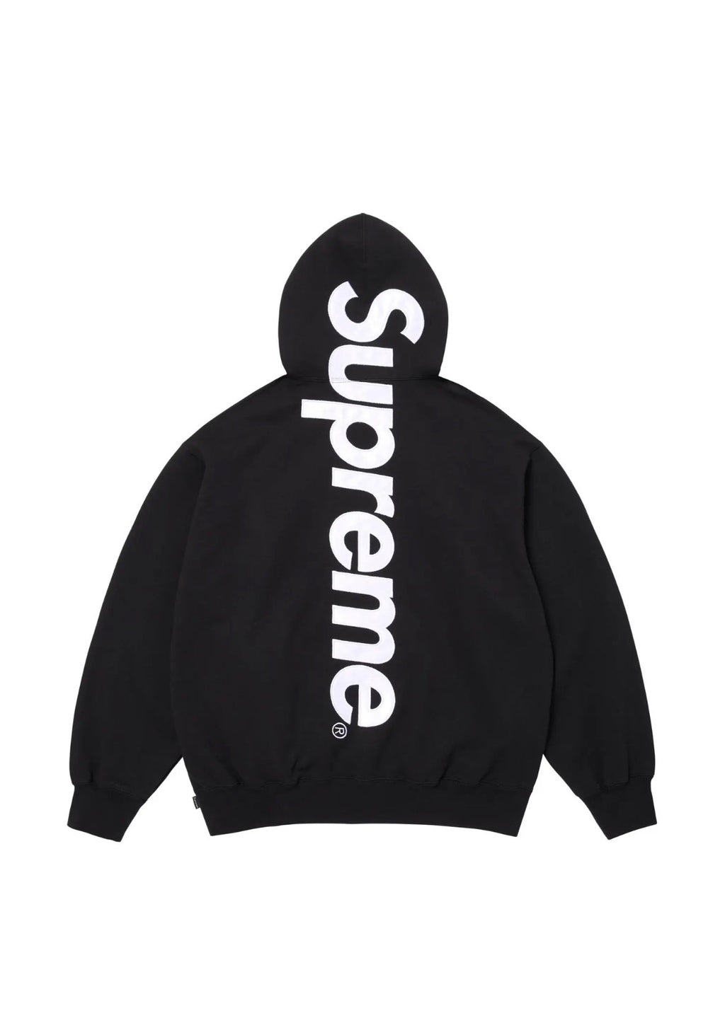 supreme satin Applique "black"